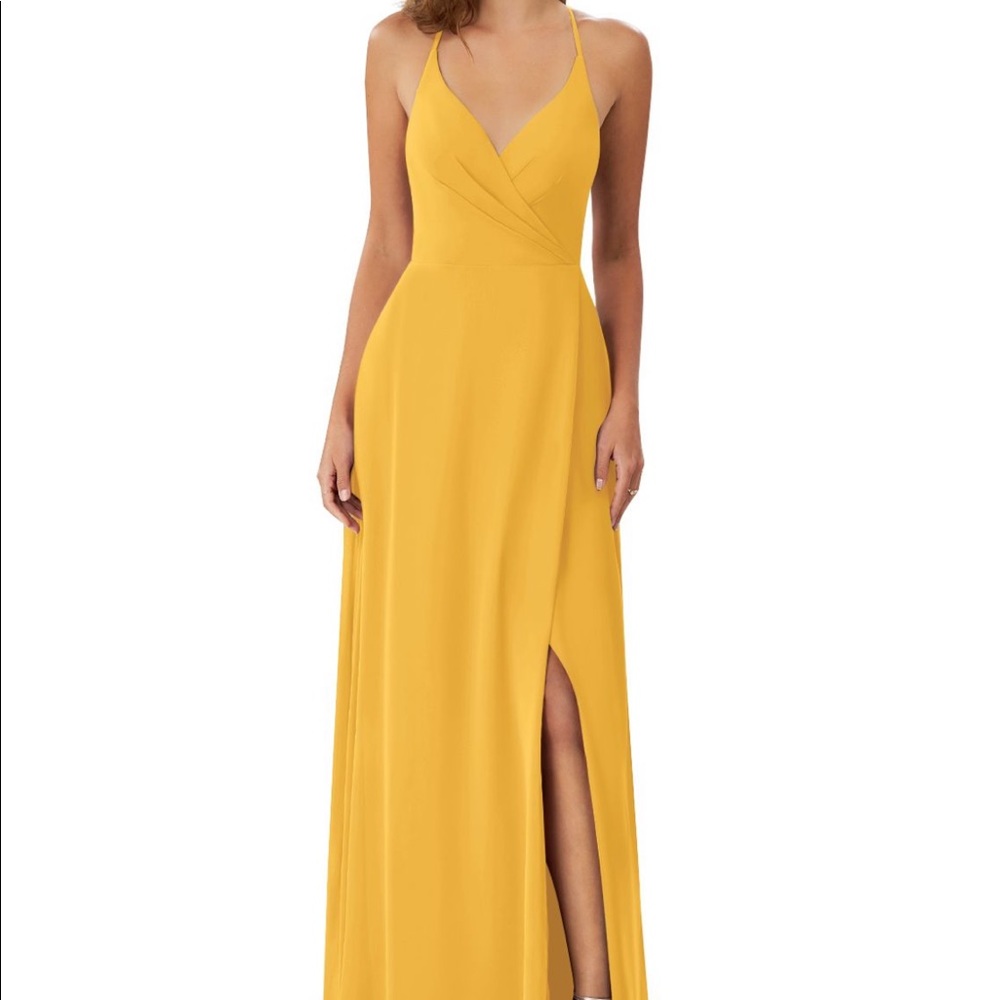 Azazie Marigold Gown